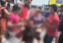 Homem é espancado suspeito de filmar partes íntimas de criança em Manaus