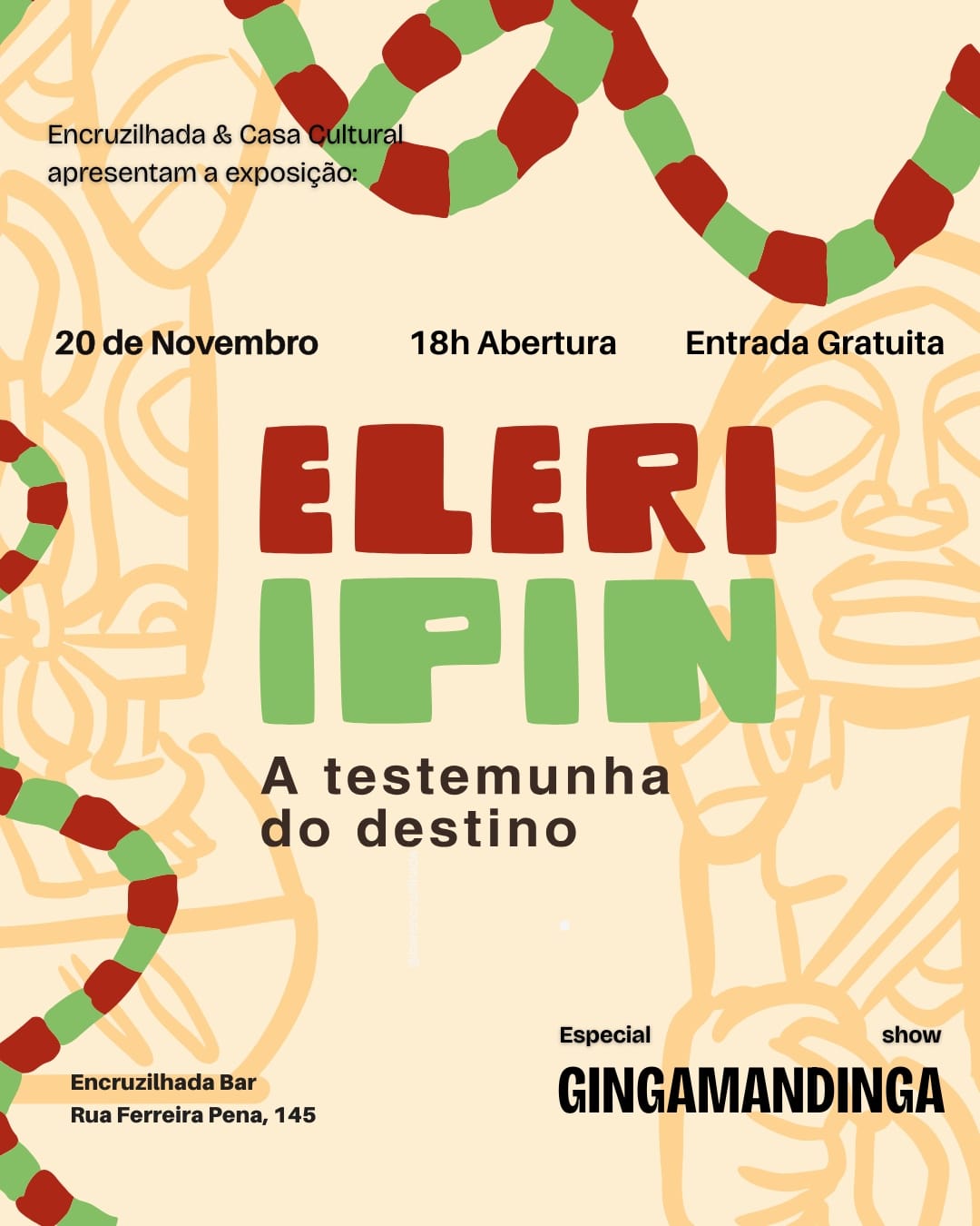Casa Cultural Ayédùn inaugura exposição “Eleri-Ipin: A Testemunha do Destino”