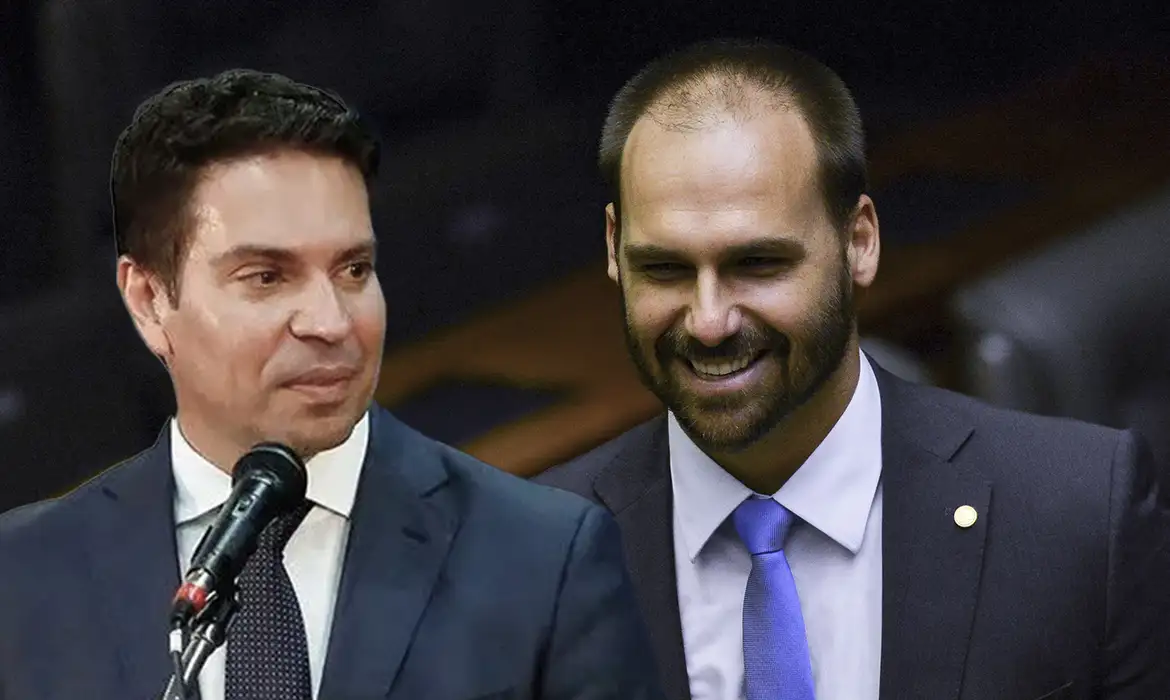 Câmara cancela passaporte diplomático de Eduardo Bolsonaro e Ramagem