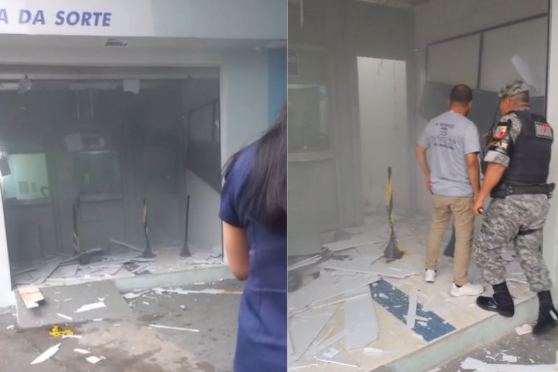 Explosão atinge casa lotérica na zona norte de Manaus; veja