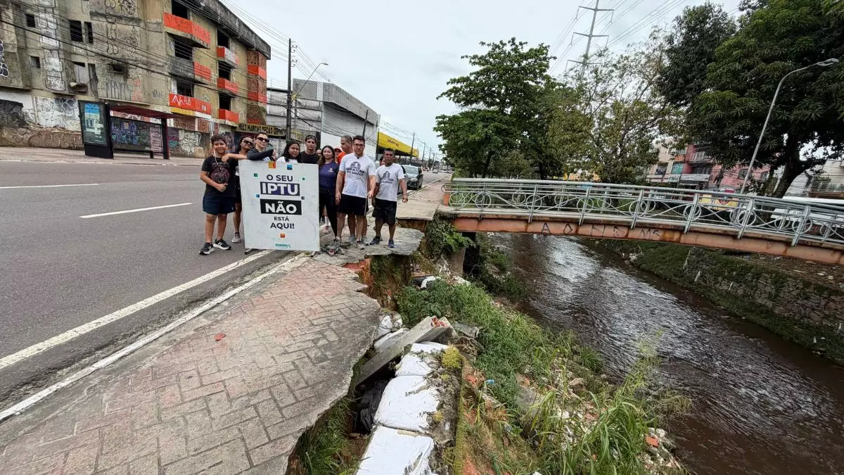 Vereador denuncia abandono da Avenida Brasil, na Compensa 