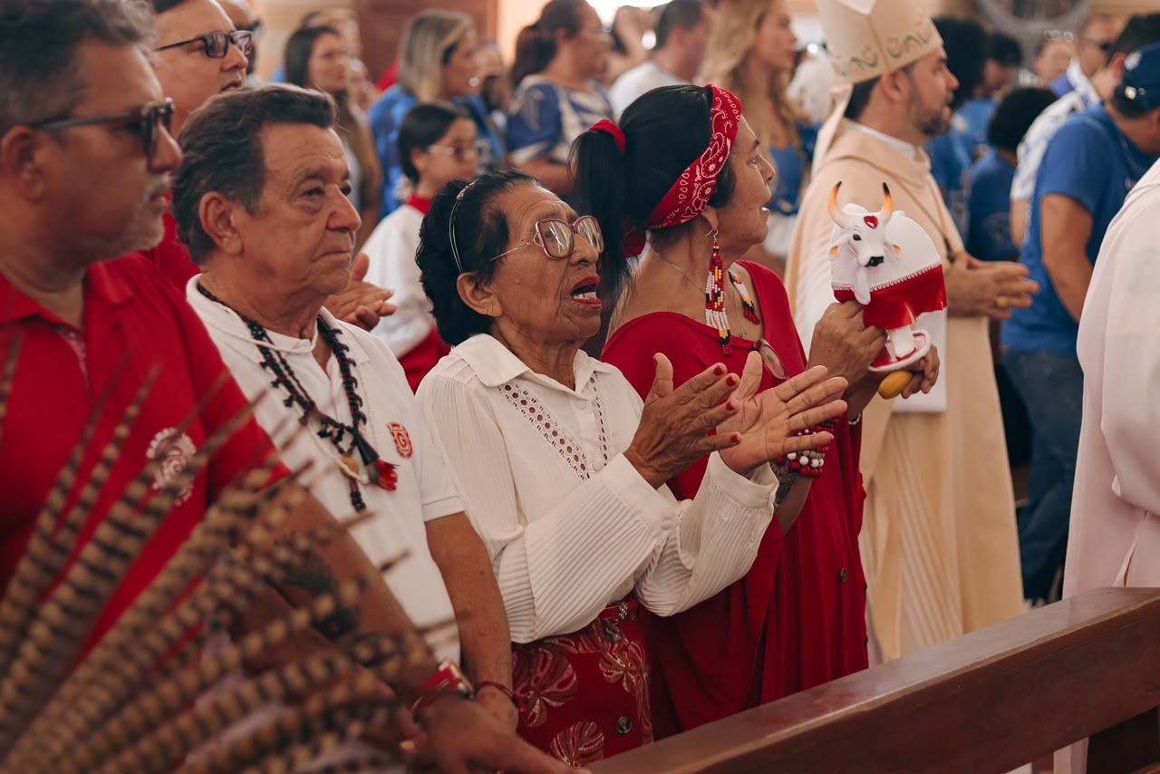 Boi Garantido celebra Missa de Graças pelo 59° Festival de Parintins
