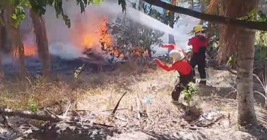 Fogo em terreno com vegetação seca gera fumaça e assusta moradores do Nova Cidade