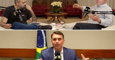 Entrevista de Lula no Flow já foi vista por 10 milhões de pessoas, e live de Flávio, por 5 milhões