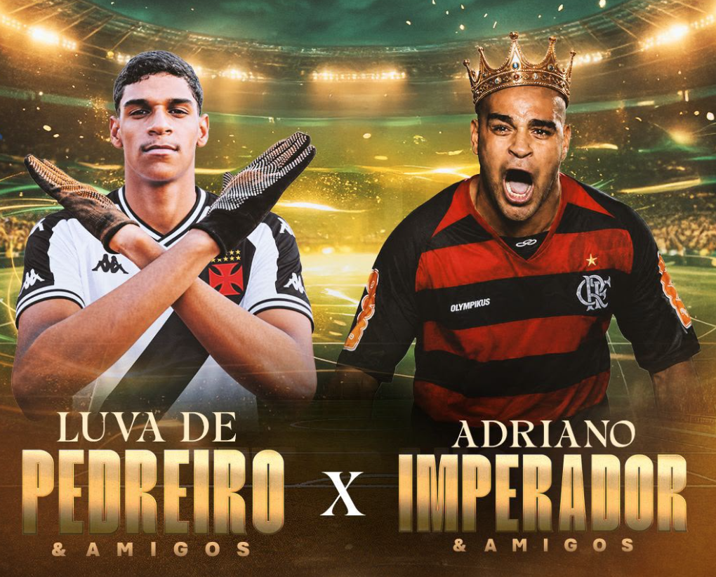 Vasco x Flamengo: Luva de Pedreiro e Adriano Imperador duelam em Manaus