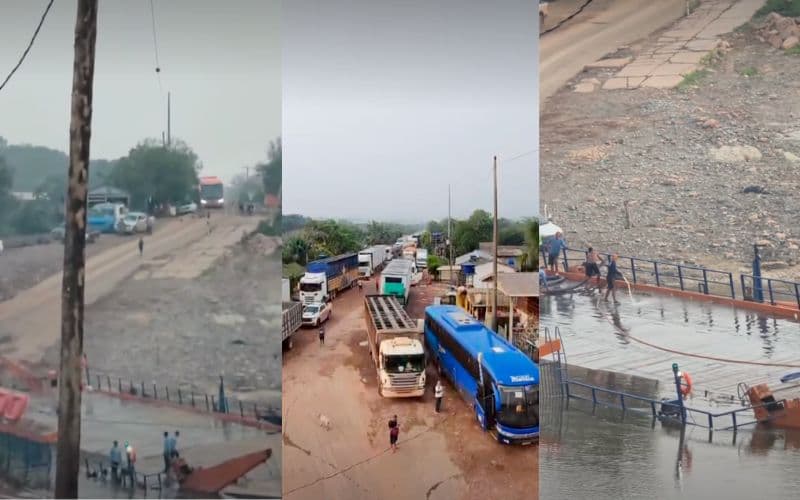 Balsa volta a operar no rio Igapó-Açu após caos e filas na BR-319
